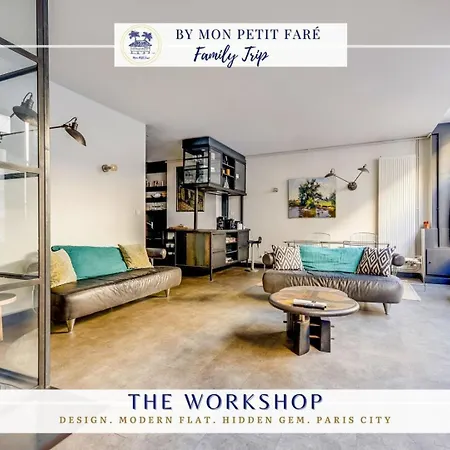 L'atelier - Loft Rénové En Souplex - Tour Eiffel Appartamento Parigi