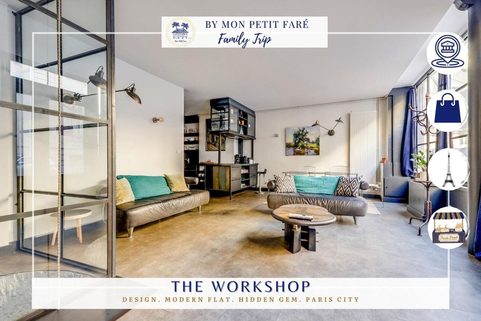 L'atelier - Loft Rénové En Souplex - Tour Eiffel Appartamento Parigi